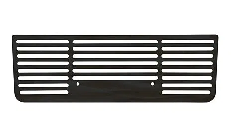 87166 – PUTCO Bumper Grille Insert, Horizontal Bar Style Powder Coated Black Stainless Steel